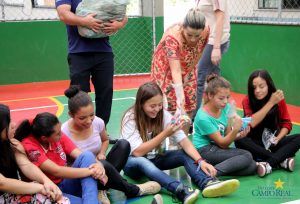 faculdade campo real, páscoa solidária, guarapuava, cidadania real