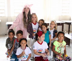 faculdade campo real, páscoa solidária, guarapuava, cidadania real