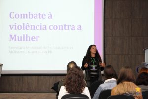 a voz delas, guarapuava, delegacia da mulher, faculdade campo real