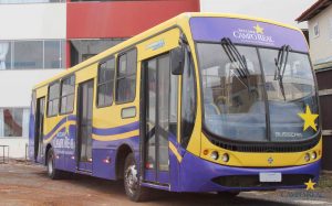novo estacionamento, ônibus circular, guarapuava, faculdade campo real