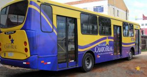 novo estacionamento, ônibus circular, guarapuava, faculdade campo real