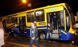 novo estacionamento, ônibus circular, guarapuava, faculdade campo real