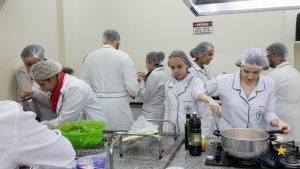 faculdade, guarapuava, campo real, nutrição, aula prática