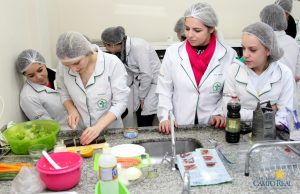 faculdade, guarapuava, campo real, nutrição, aula prática