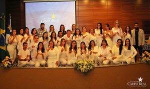 guarapuava, faculdade, campo real, enfermagem, passagem da lâmpada