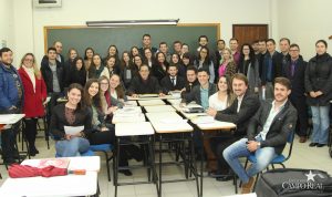 faculdade, guarapuava, campo real, audiência simulada, direito