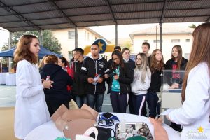 faculdade, campo real, guarapuava, mostra de profissões, palmeira, colégio estadual dom alberto gonçalves