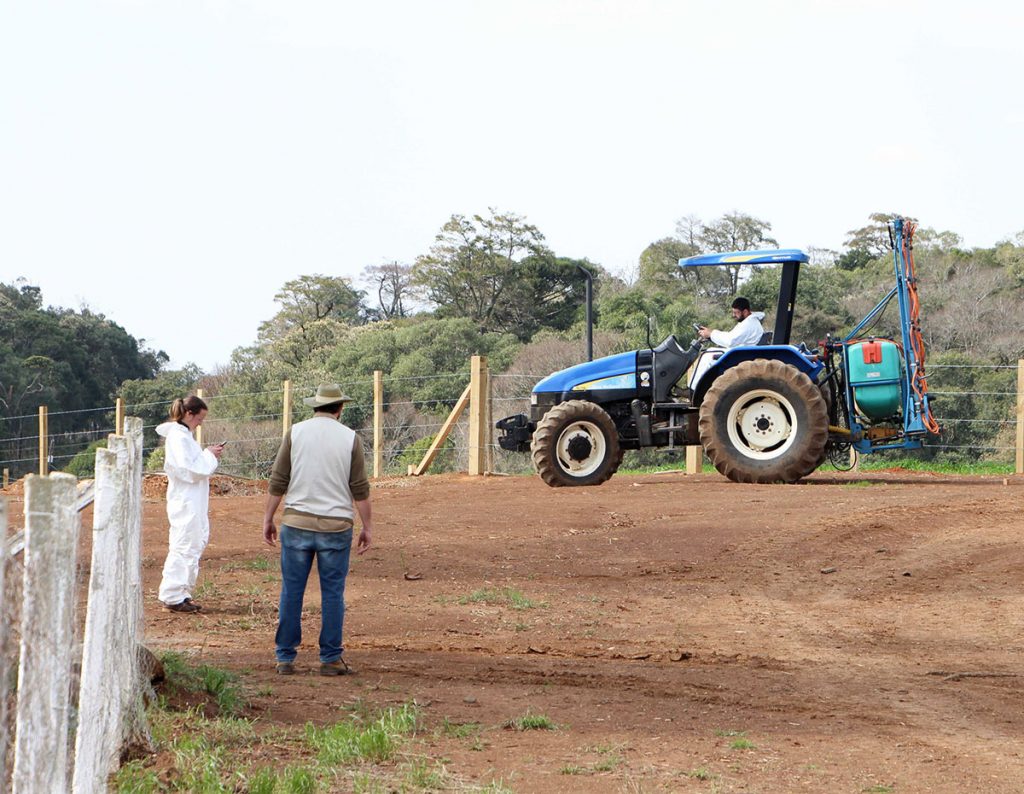 faculdade, guarapuava, campo real, engenharia agronômica, curso avançado de pulverizador tratorizado