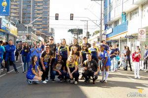 faculdade, campo real, guarapuava, desfile, 7 de setembro