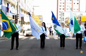 faculdade, campo real, guarapuava, desfile, 7 de setembro