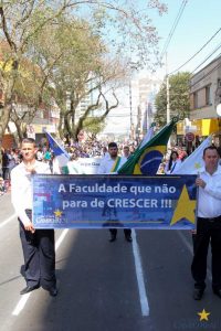 faculdade, campo real, guarapuava, desfile, 7 de setembro