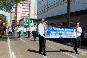 faculdade, campo real, guarapuava, desfile, 7 de setembro