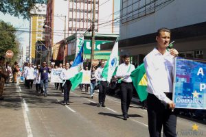 faculdade, campo real, guarapuava, desfile, 7 de setembro
