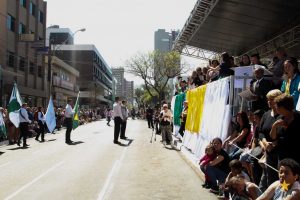 faculdade, campo real, guarapuava, desfile, 7 de setembro