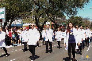 faculdade, campo real, guarapuava, desfile, 7 de setembro