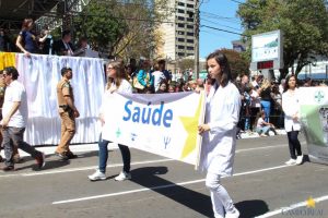 faculdade, campo real, guarapuava, desfile, 7 de setembro
