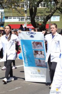 faculdade, campo real, guarapuava, desfile, 7 de setembro
