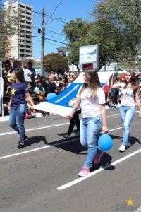 faculdade, campo real, guarapuava, desfile, 7 de setembro