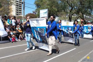 faculdade, campo real, guarapuava, desfile, 7 de setembro