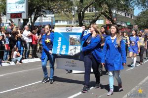 faculdade, campo real, guarapuava, desfile, 7 de setembro