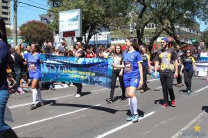 faculdade, campo real, guarapuava, desfile, 7 de setembro