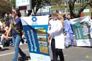 faculdade, campo real, guarapuava, desfile, 7 de setembro