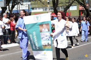 faculdade, campo real, guarapuava, desfile, 7 de setembro