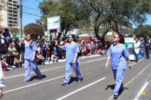 faculdade, campo real, guarapuava, desfile, 7 de setembro