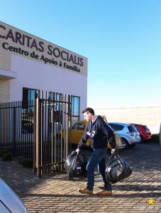 guarapuava, faculdade, campo real, campanha agasalho, brechó solidário
