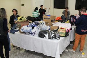 guarapuava, faculdade, campo real, campanha agasalho, brechó solidário