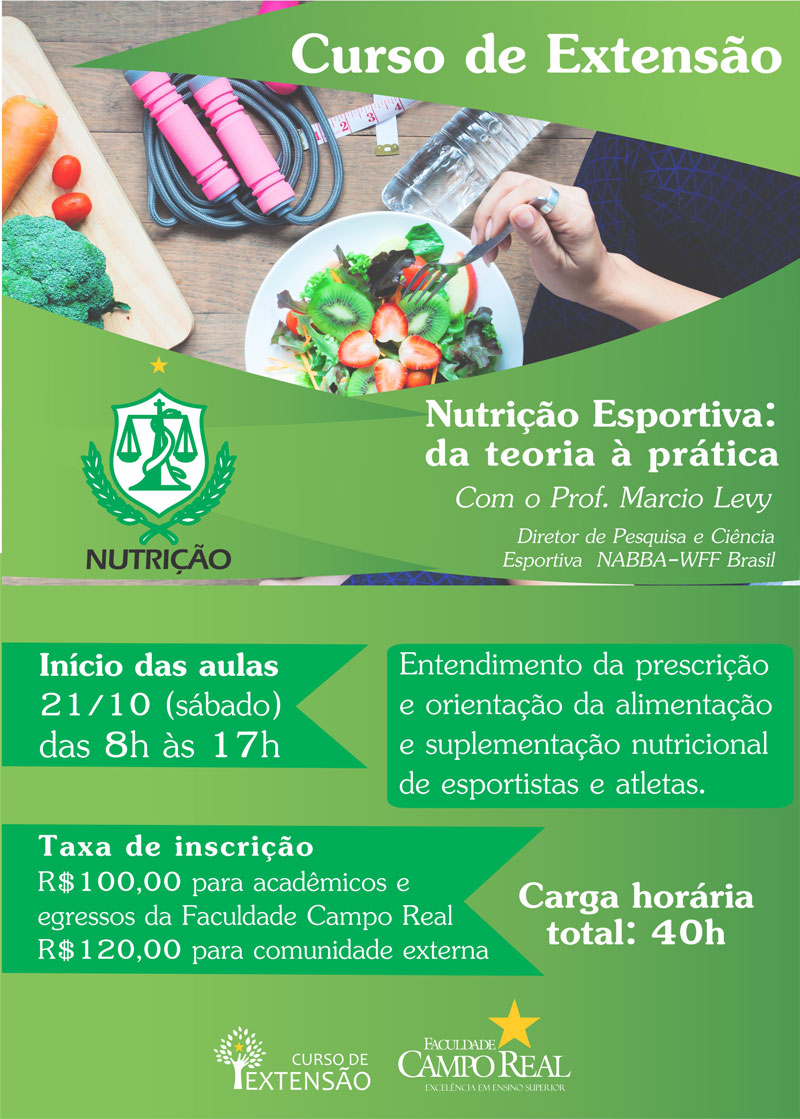 Certificado de Nutrição Esportiva