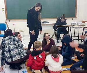 Acadêmicos de Nutrição desenvolvem atividades práticas com crianças