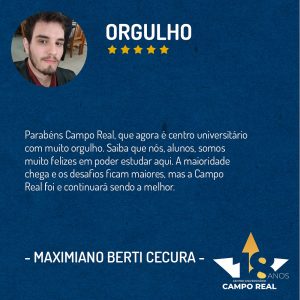 Centro Universitário Campo Real completa 18 anos