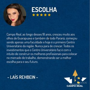 Centro Universitário Campo Real completa 18 anos
