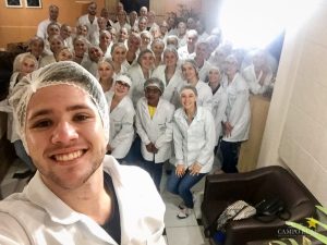 Acadêmicos de Nutrição participam de visita técnica