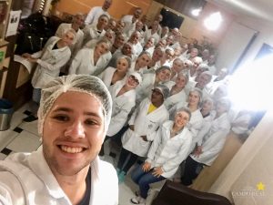 Acadêmicos de Nutrição participam de visita técnica