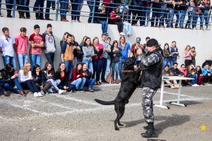 Medicina Veterinária promove atividade com o Batalhão de Polícia Militar