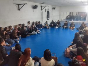 Acadêmicos de Nutrição visitam Academia Nak Muay Thai